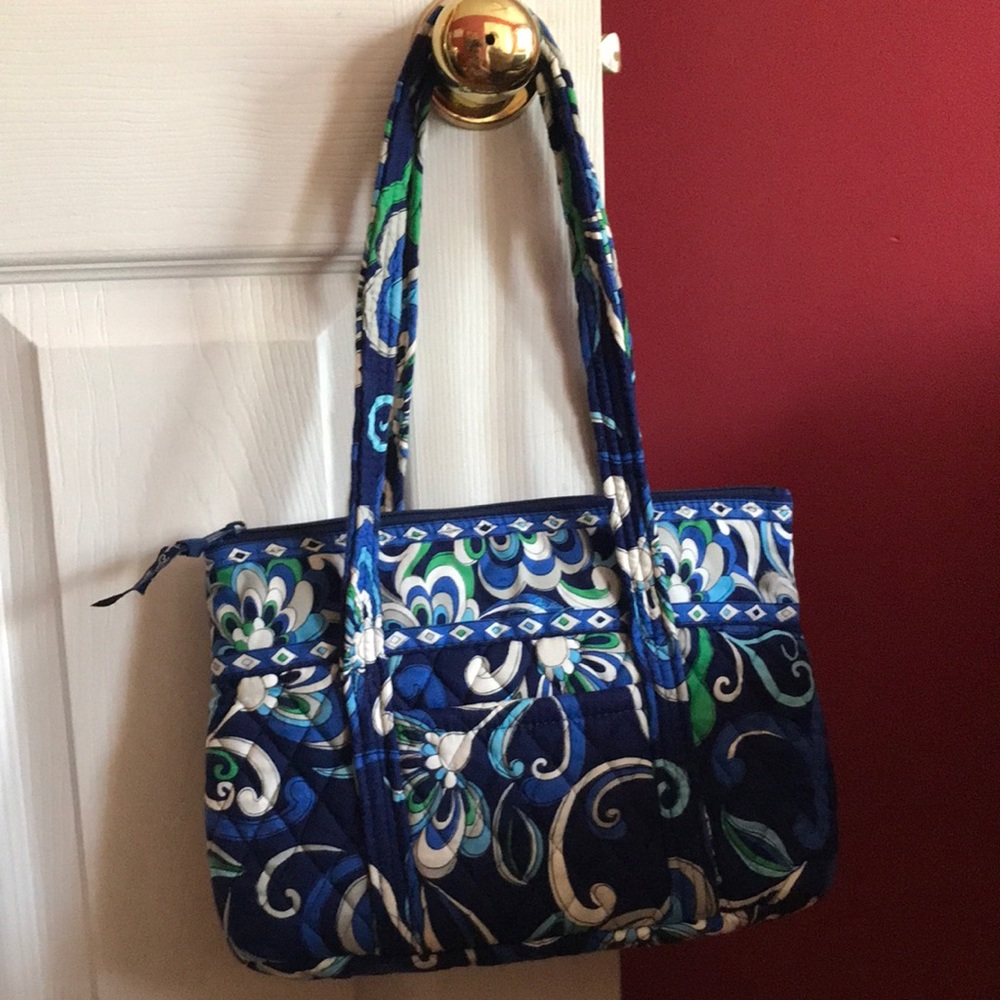 Blue multi colored Vera Bradley purse